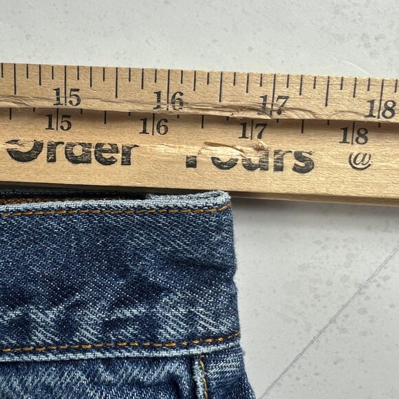 Y2K Levi's Jeans Men's 33 x 30* 505 Straight Blue Faded Cotton Denim Tag 36 x 32 - Picture 16 of 16